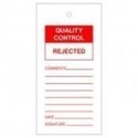Quality Control Reject Tags Pack Of 10