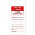 Failed Inspection Quality Control Tags Pack Of 10