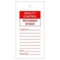 Quality Control Returned Tags Pack Of 10