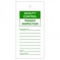 Quality Control Passed Inspection Tags Pack Of 10