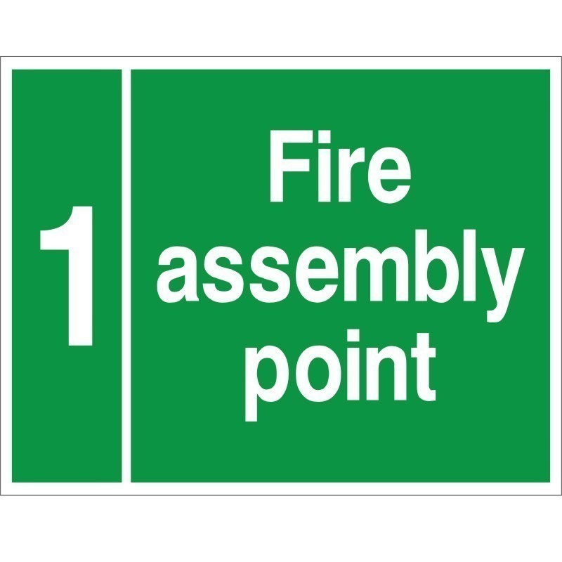 Custom Fire Assembly Point Sign