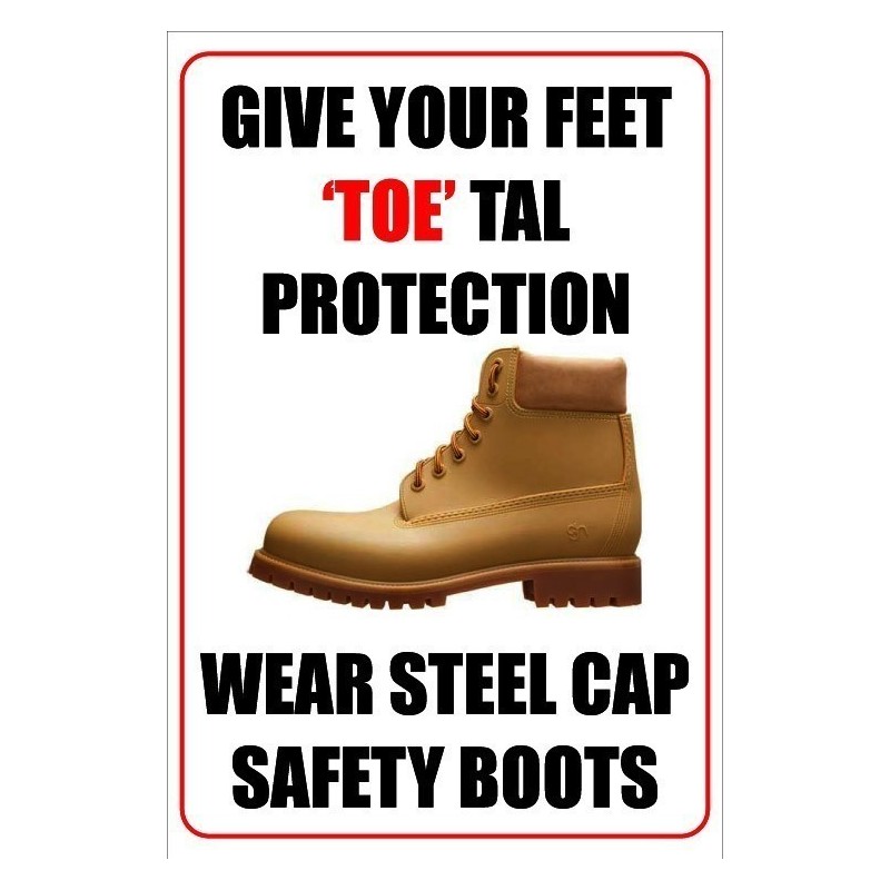 Give Your Feet 'Toe' Tal Protection 200mm x 300mm