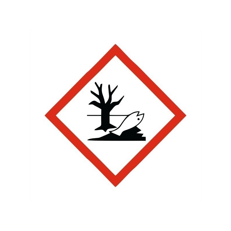 Hazardous To The Enviroment Label Sticker 100X100mm