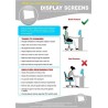 Display screens 420x595mm poster