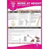 Work at height poster 420x595mm