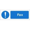 Fax Equipment Label - 50mm x 20mm