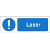 Laser Equipment Label - 50mm x 20mm