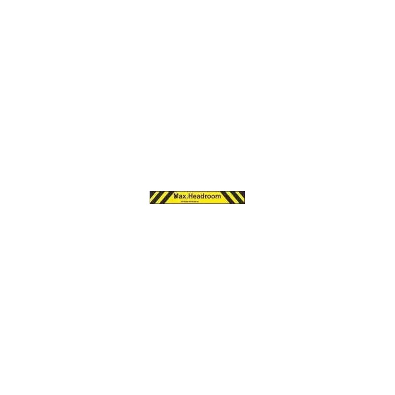 Max Headroom Traffic Sign - 1200mm x 150mm