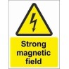 Strong Magnetic Field Warning Sign