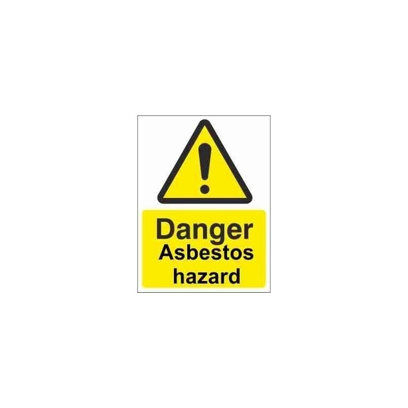 Asbestos Hazard Warning Sign