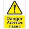 Asbestos Hazard Warning Sign