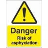 Risk Of Asphyxiation Warning Sign