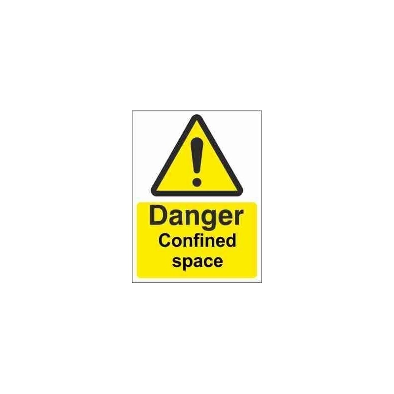 Danger Confined Space Warning Sign