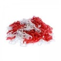 Plastic barrier chain 6mm x 25m for temporary barriers and restricted access areas