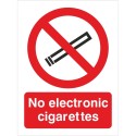 No Electronic Cigarettes Sign