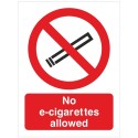 No E-Cigarettes Allowed Sign