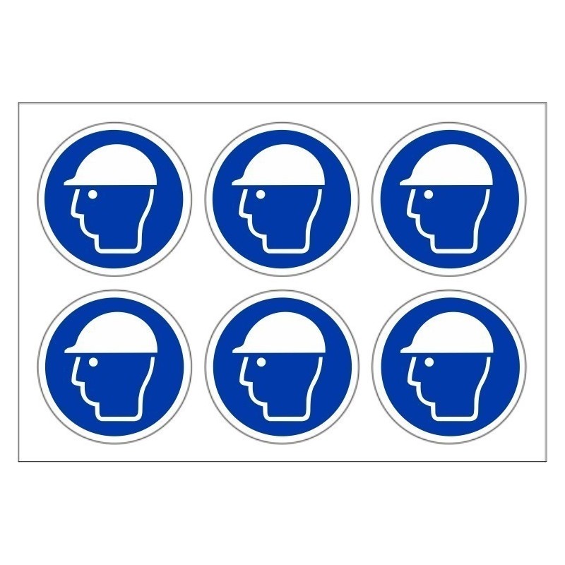 Safety Helmets Labels