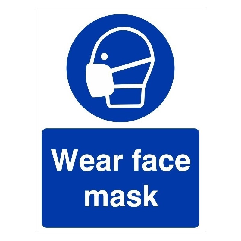 Wear Face Mask Sign