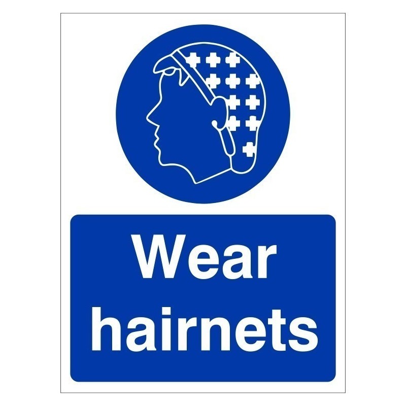 Wear Hairnets Sign