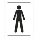 Male Toilet Symbol Door Sign