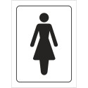 Female Toilet Symbol Door Sign