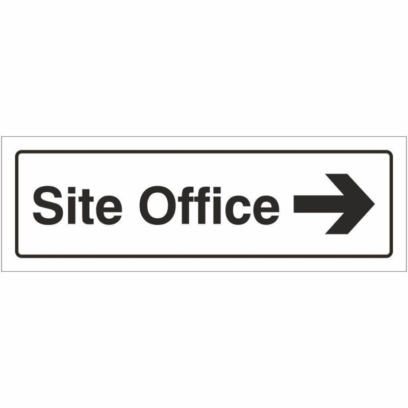 Site Office Right Door Sign