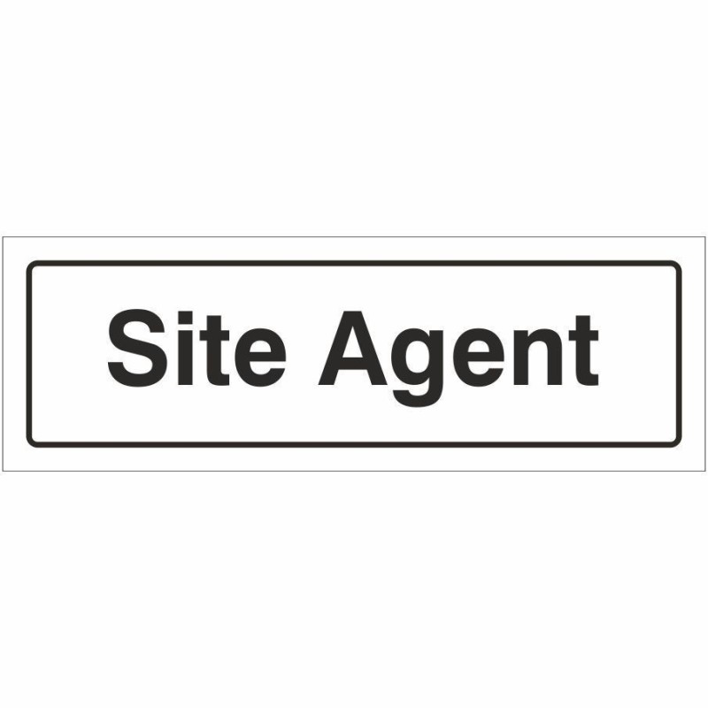 Site Agent Door Sign