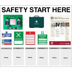 Safety Station 1400mm x 1200mm - 3mm Aluminium Composite