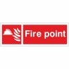 Fire Extinguisher Sign Rigid Plastic - 600 x 200mm