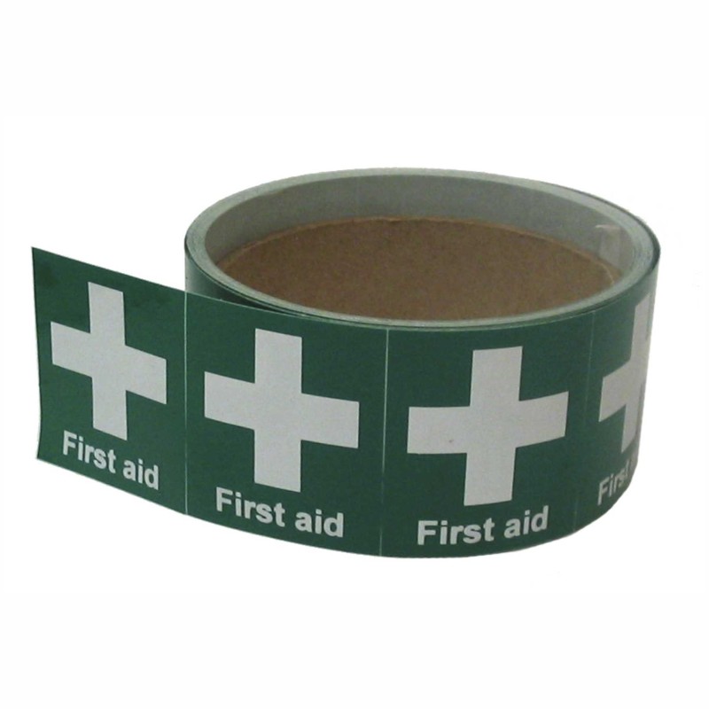 First Aid Helmet Stickers Pack of 100