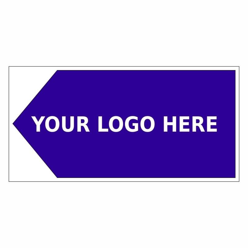 Arrow Left Way Finding Board 600mm x 300mm - 4mm Corrugated Plastic