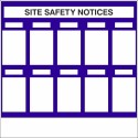 Site Safety Notices With or Without Your Logo 1220mm x 1220mm - 3mm Aluminium Composite