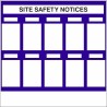 Site Safety Notices With or Without Your Logo 1220mm x 1220mm - 3mm Aluminium Composite