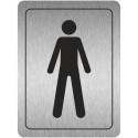 Male Toilet Aluminium Door Sign