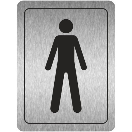 Male Toilet Aluminium Door Sign