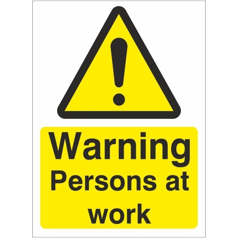 copy of Warning Men At Work Sign 