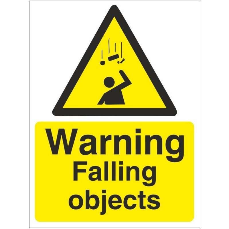 Warning Falling Objects Sign