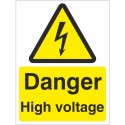 Danger High Voltage Electrical Sign | Rainbow Safety