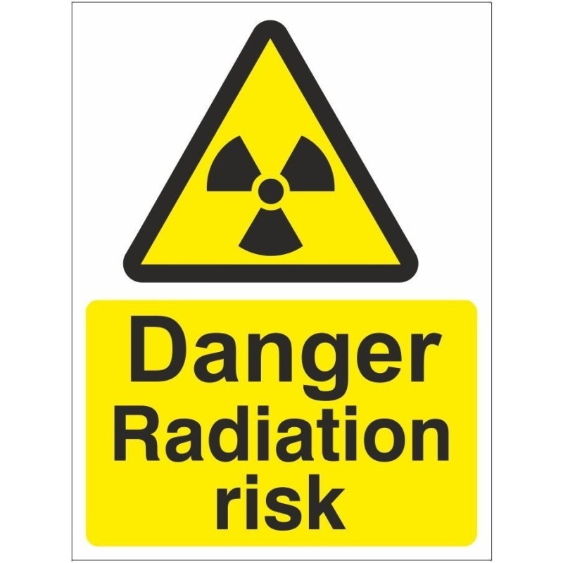 Danger Radiation Risk Sign