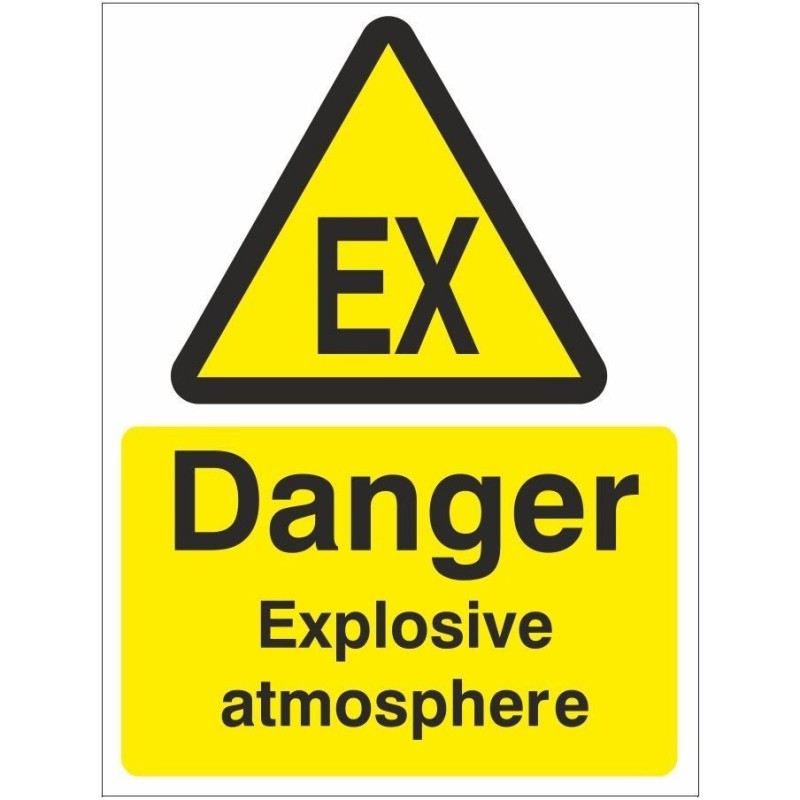 Danger Explosive Atmosphere Sign