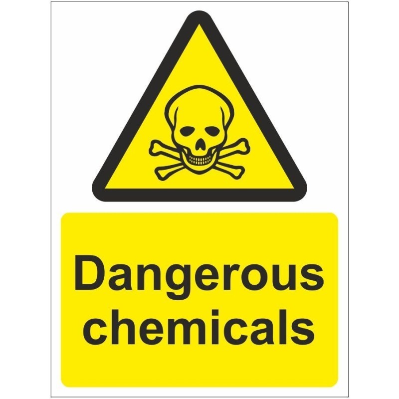 Dangerous Chemicals Sign