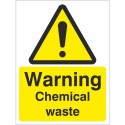 Warning Chemical Waste Sign