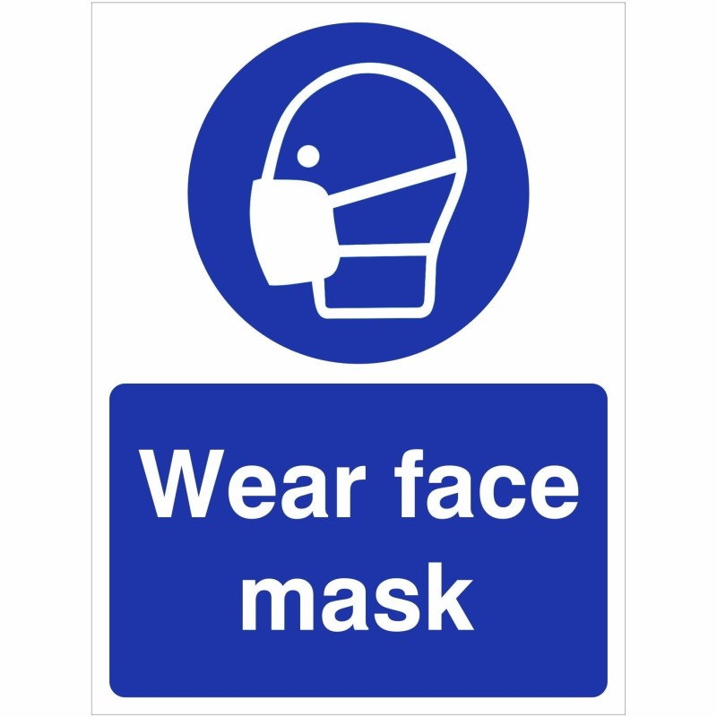 Wear Face Mask Sign