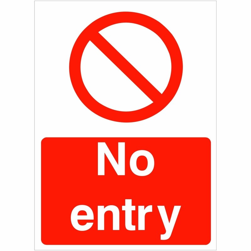 No Entry Sign