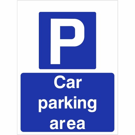 Car Parking Area Sign