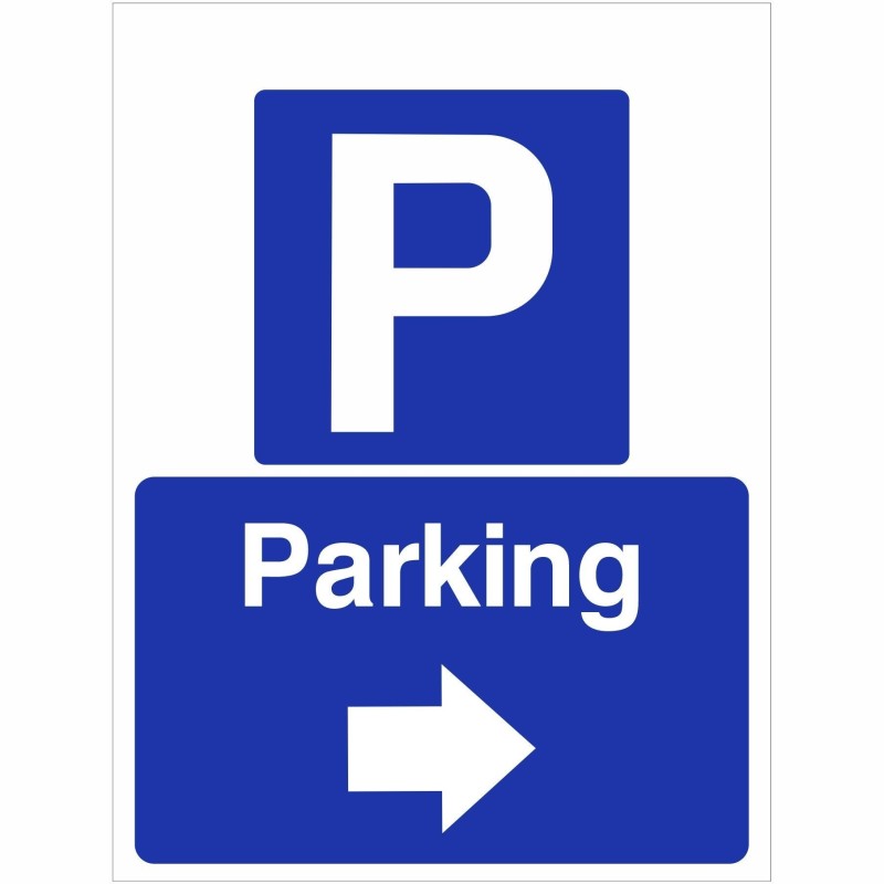 Parking Arrow Right Sign