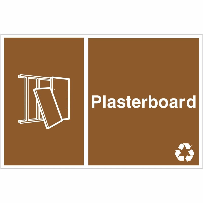 Plasterboard Recycling Sign