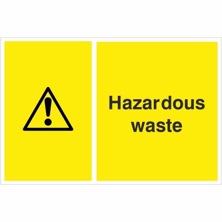 Hazardous Waste Recycling Sign