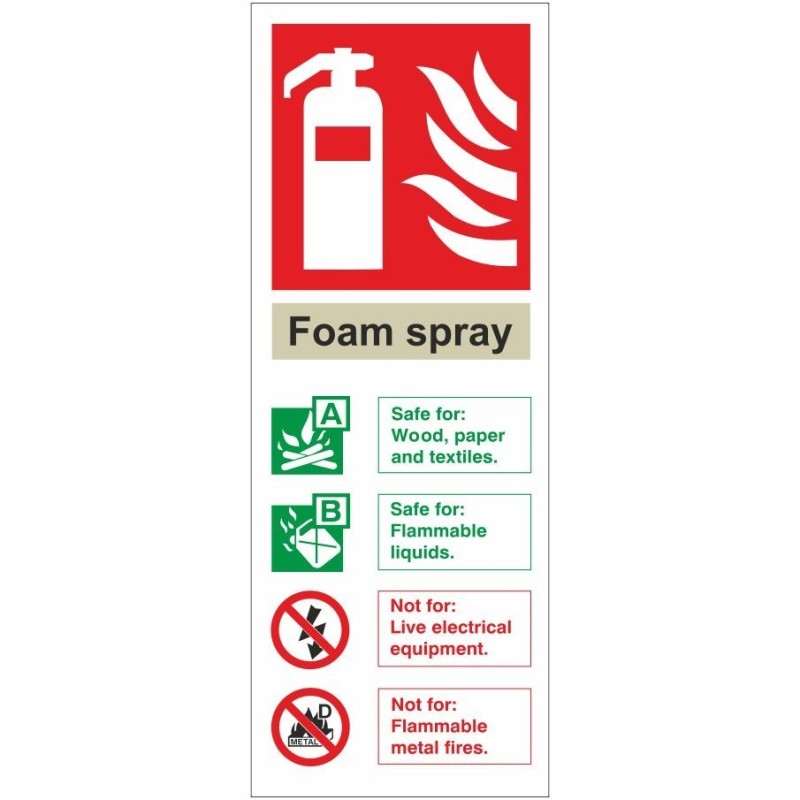 Foam Spray Sign