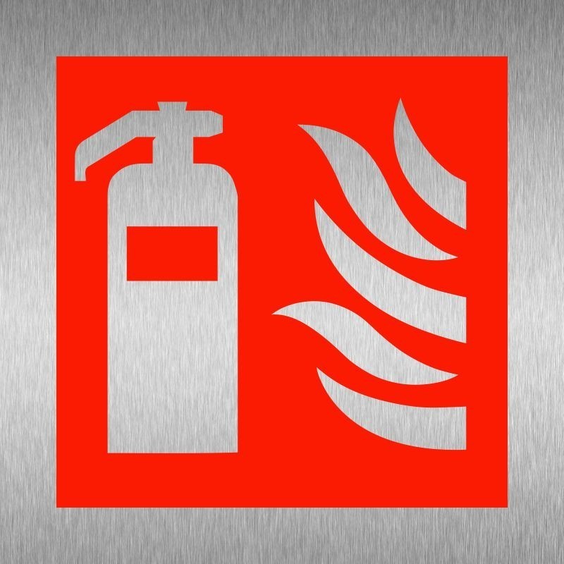 Prestige Fire Extinguisher Sign 100 x 100mm